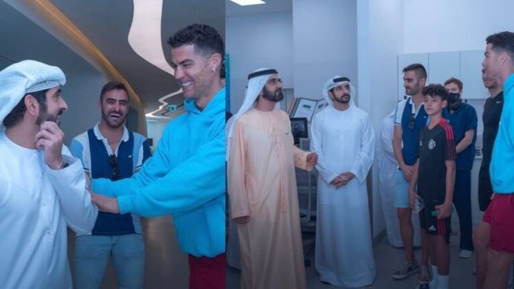 كريستيانو رونالدو في إكسبو دبي 2020 يوم غدا